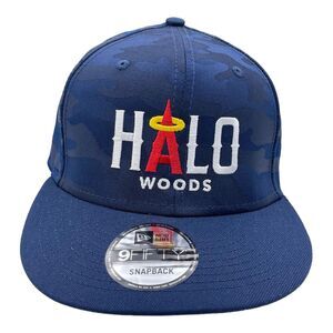 New Era 9Fifty Snapback Blue Camouflage ANAHEIM ANGELES 5150 HALO Hat